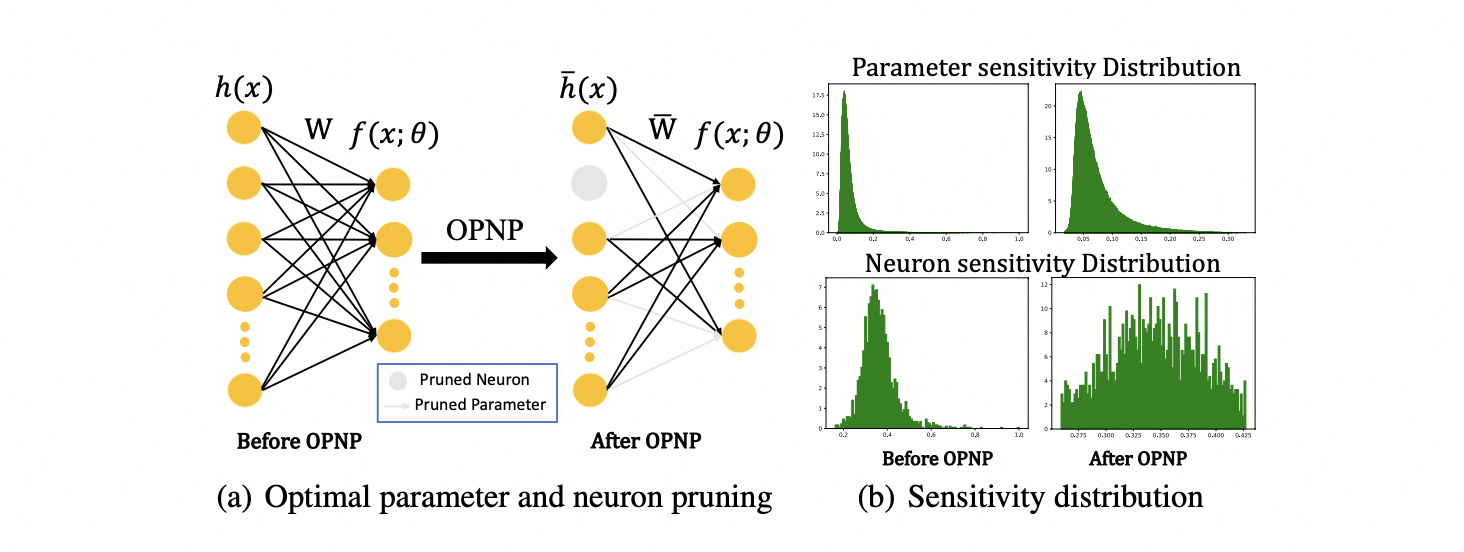 Optimal Parameter and Neuron Pruning for Out-of-Distribution Detection